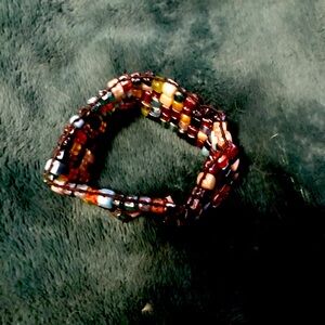 Thick colorful beaded bracelet!